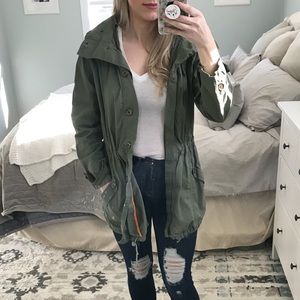 Green Utility Jacket - Long